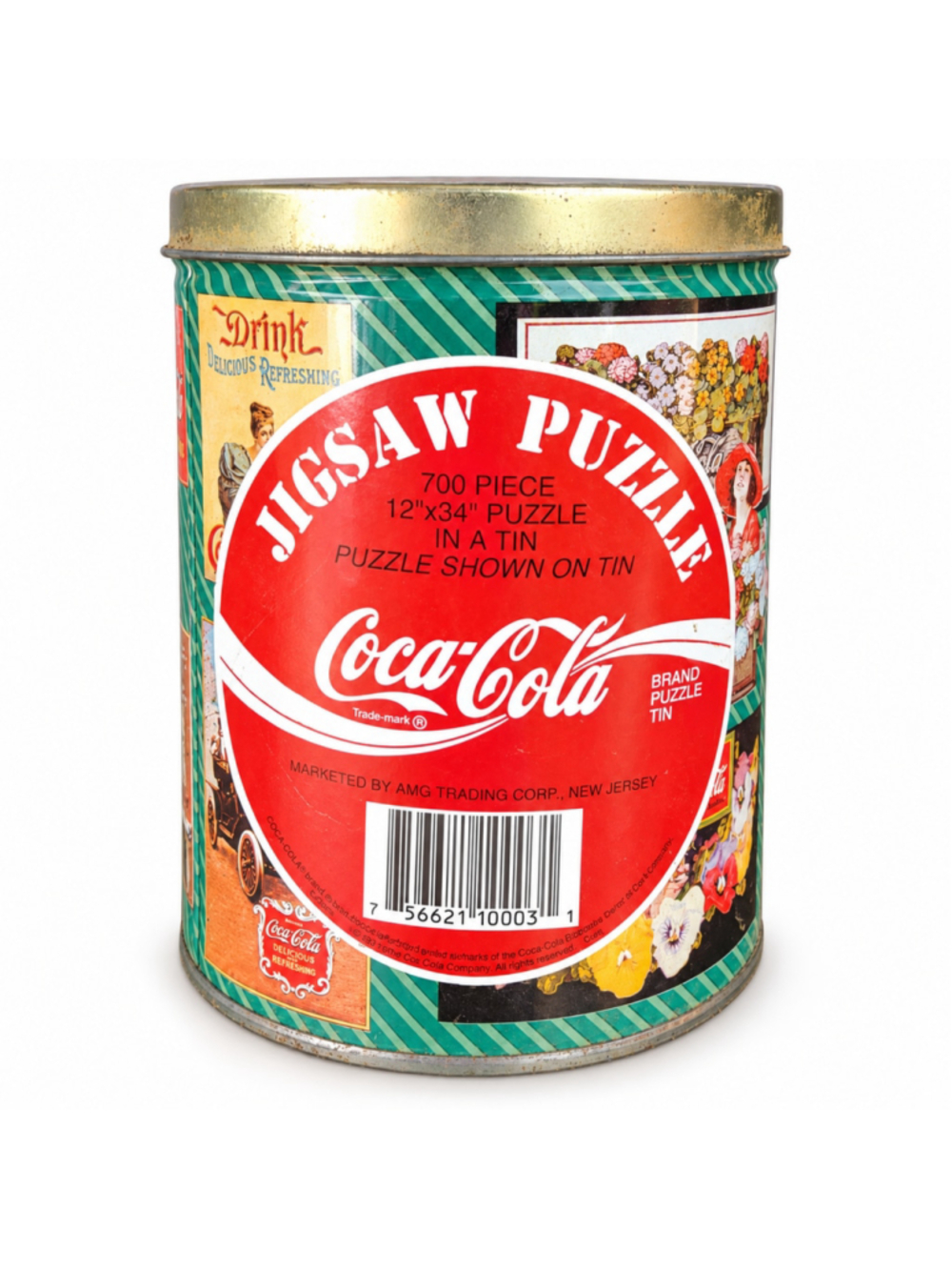 Coca-Cola Puzzle 700 Pieces Tin 1993 Unopened Puzzle Bag
